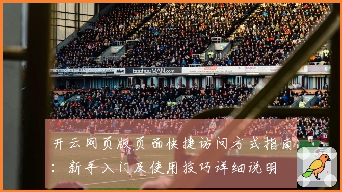开云网页版页面快捷访问方式指南：新手入门及使用技巧详细说明